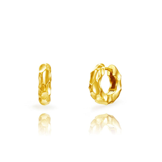 PENDIENTES ARO AMARTILLADO
