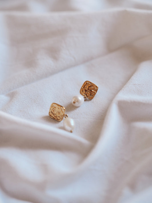 PENDIENTES PERLA
