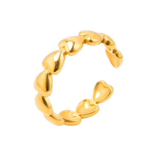 ANILLO CORAZONES - VIOLETA