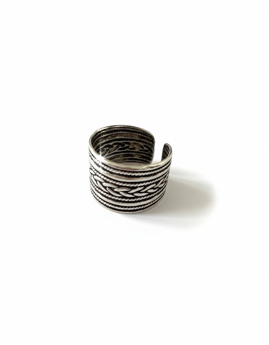ANILLO ETNICO AJUSTABLE - VIOLETA