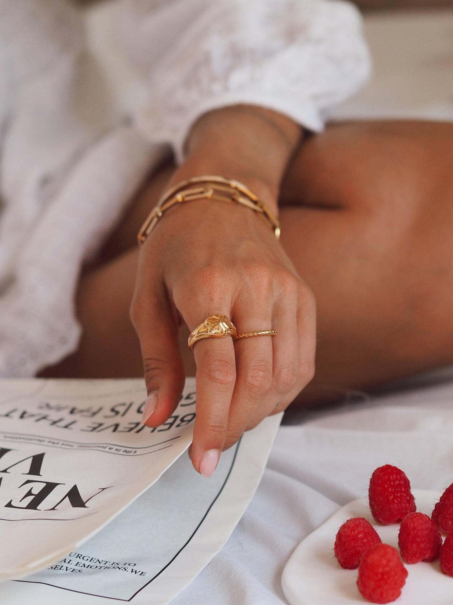 ANILLO MARTILLADO - VIOLETA