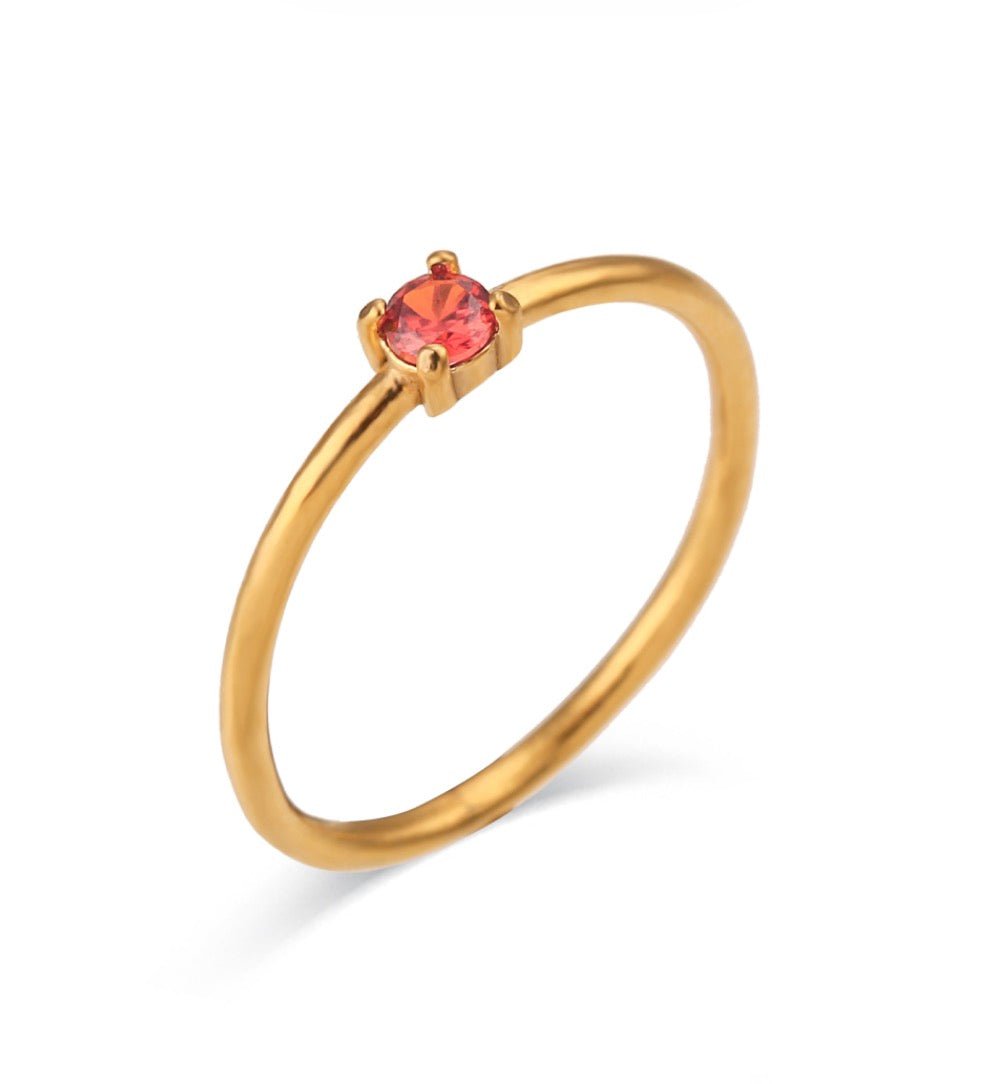 ANILLO PIEDRA NACIMIENTO - VIOLETA
