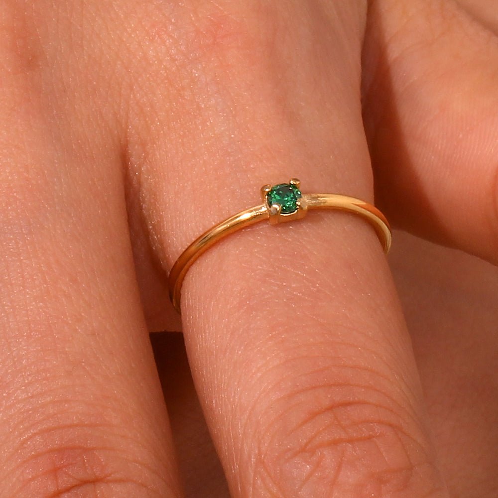 ANILLO PIEDRA NACIMIENTO - VIOLETA