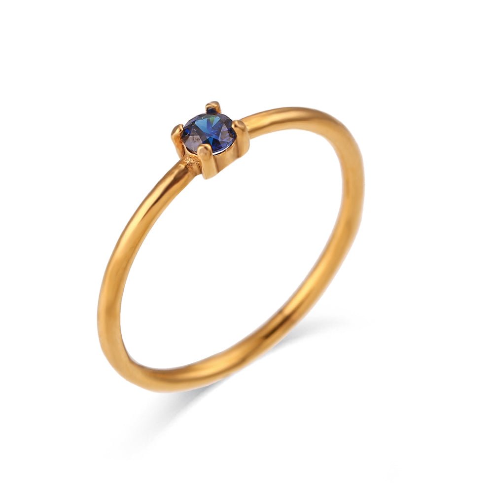 ANILLO PIEDRA NACIMIENTO - VIOLETA