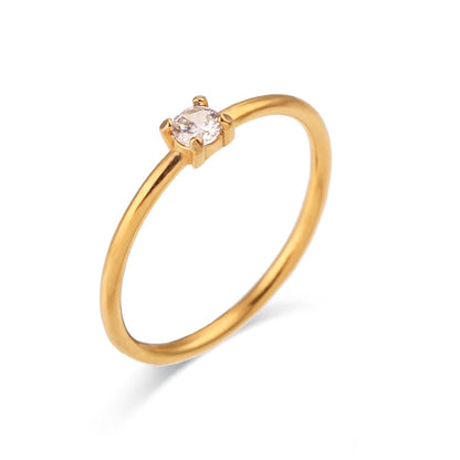 ANILLO PIEDRA NACIMIENTO - VIOLETA