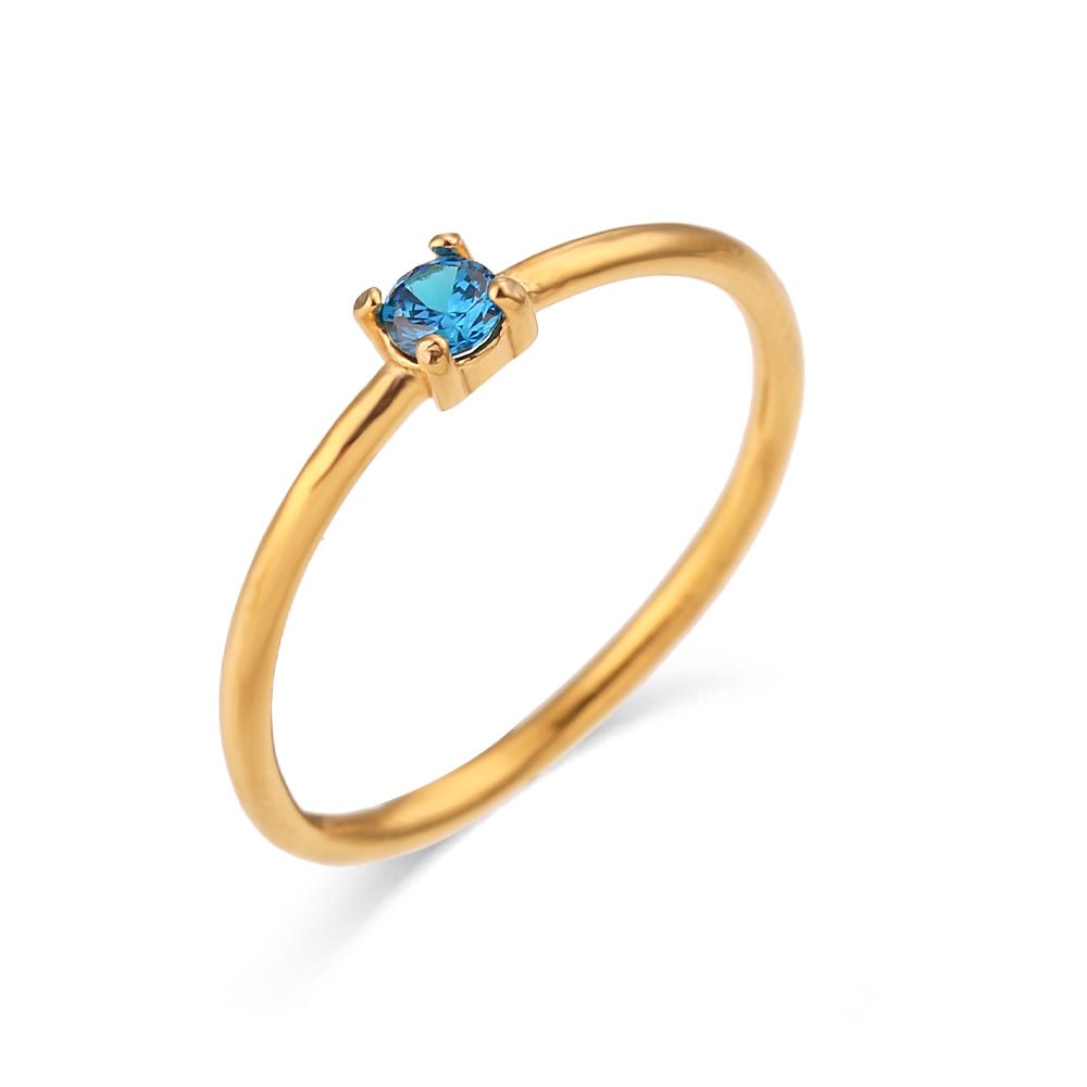 ANILLO PIEDRA NACIMIENTO - VIOLETA