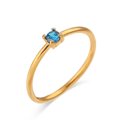 ANILLO PIEDRA NACIMIENTO - VIOLETA