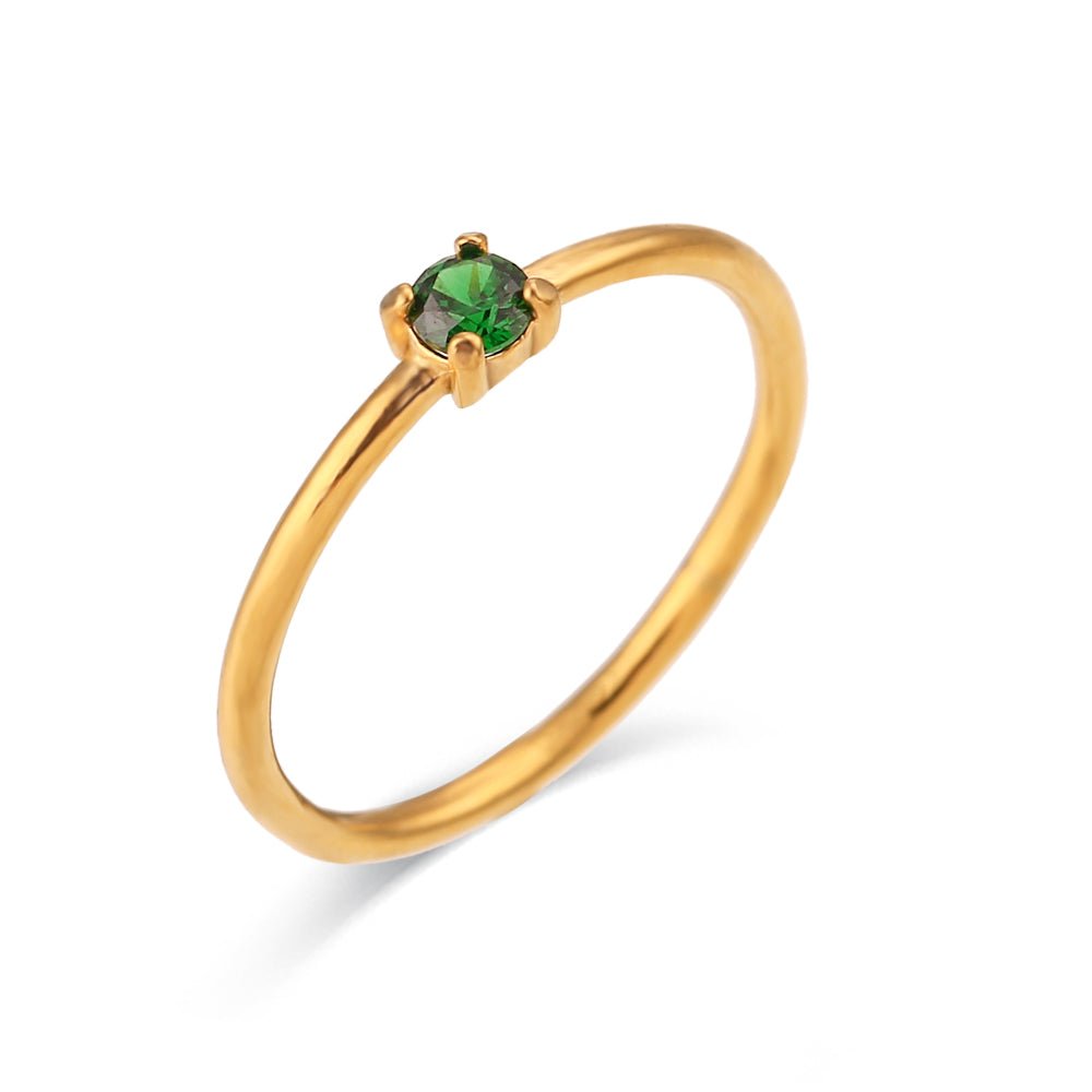 ANILLO PIEDRA NACIMIENTO - VIOLETA