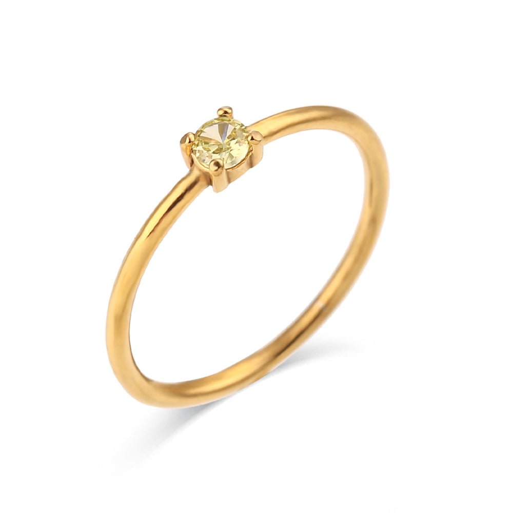 ANILLO PIEDRA NACIMIENTO - VIOLETA
