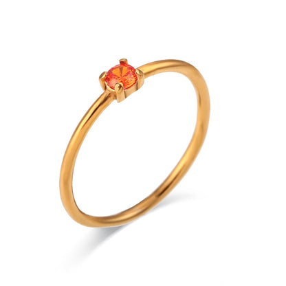 ANILLO PIEDRA NACIMIENTO - VIOLETA
