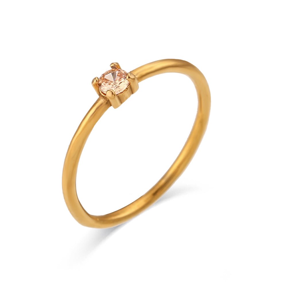 ANILLO PIEDRA NACIMIENTO - VIOLETA