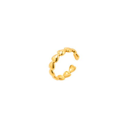 ANILLO CORAZONES GOLD