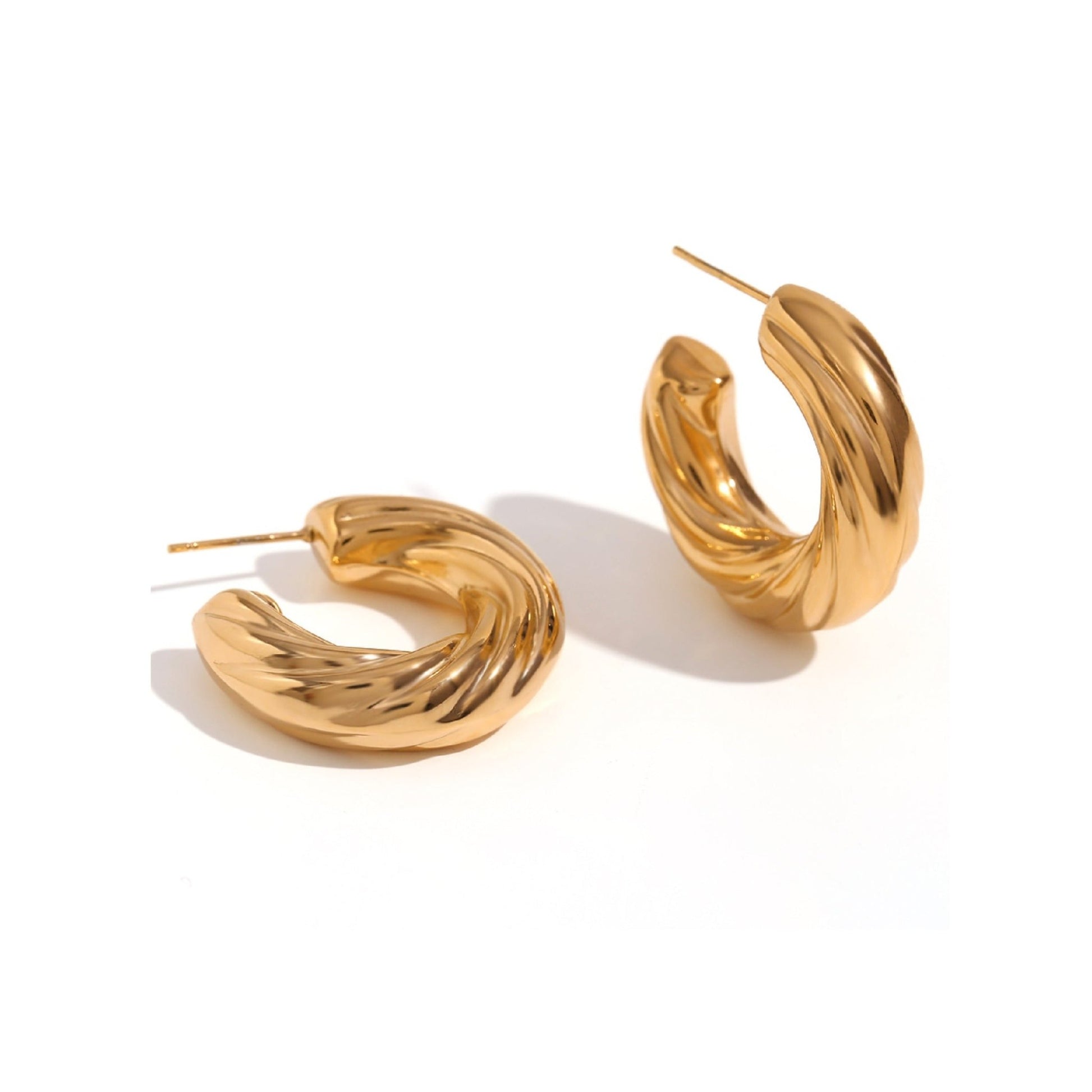 PENDIENTES ADAMAS GOLD - VIOLETA