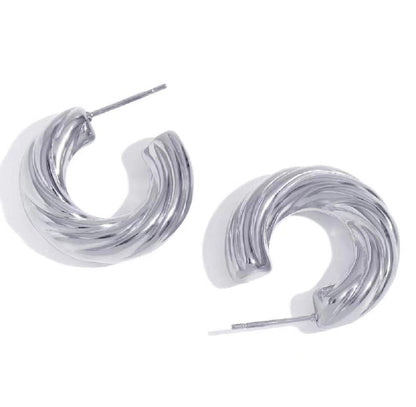 PENDIENTES ADAMAS GOLD - VIOLETA