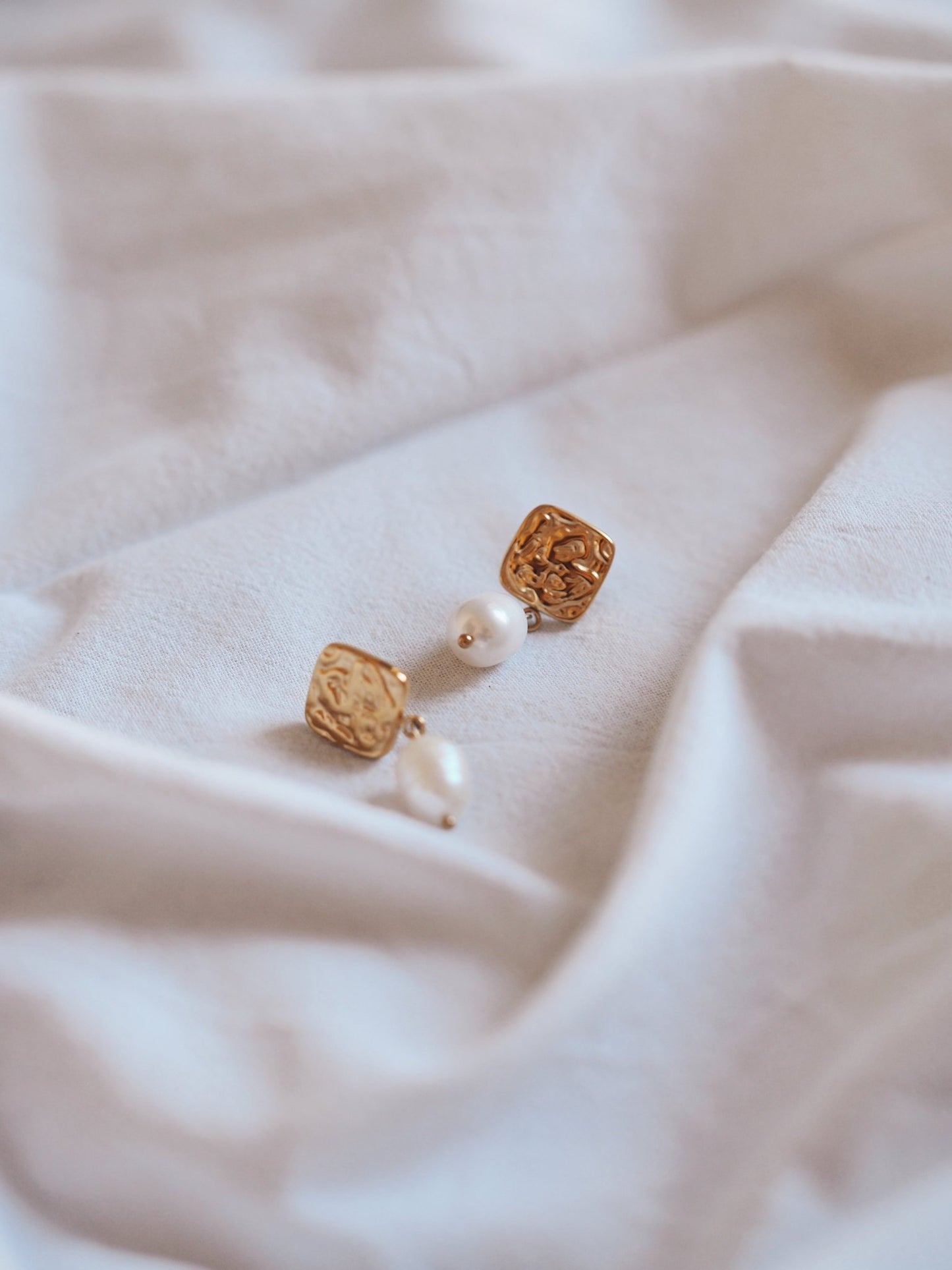 PENDIENTES PERLA - VIOLETA