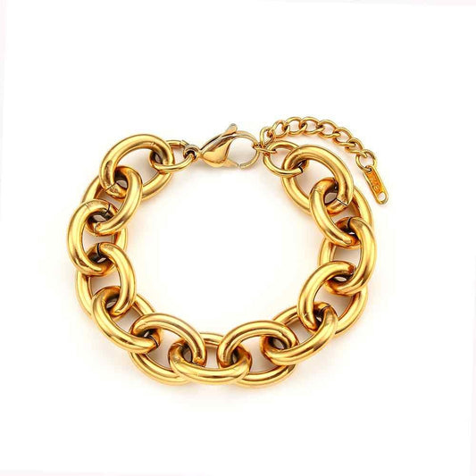 PULSERA ESLABÓN - VIOLETA