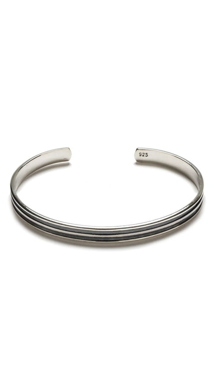 PULSERA RIGIDA RAYAS - VIOLETA