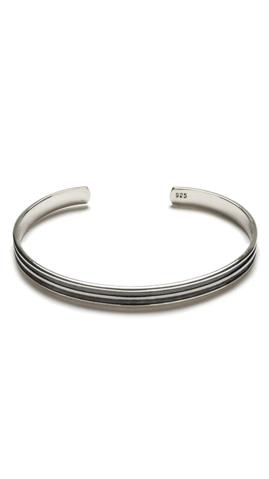 PULSERA RIGIDA RAYAS - VIOLETA